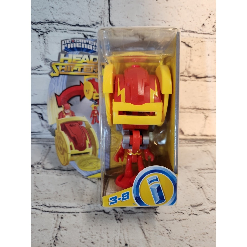 Fisher Price Imaginext DC Super Friends Head Shifters Flash & Speed Force Cycle
